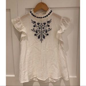 Zara Embroidery Blouse